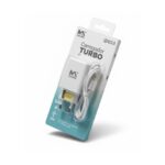 Carregador Turbo com 1 Entrada USB de 5.0A com Cabo I9 MAX-CAR132 - Maxmidia