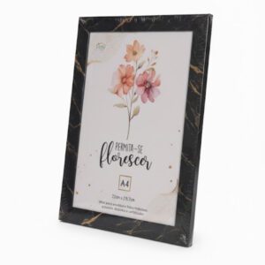 Quadro com Moldura de Plástico para Certificados de 21x29,7cm - Cosy