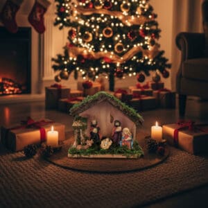 Enfeite Presépio de Natal de 16cm em Resina - Wincy - Imagem 2