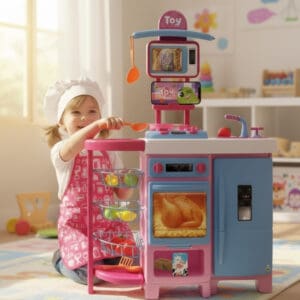 Brinquedo Cozinha Bancada Completa de 60,3x92cm - Samba Toys - Imagem 2