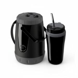 Kit Tererê com Jarra Térmica de 2,5 Litros e 1 Copo Térmico de 650Ml com Bomba - Unitermi