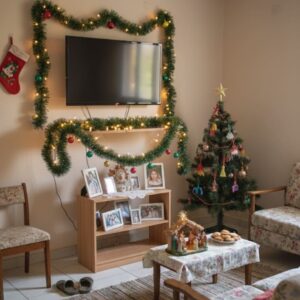 Enfeite Festão Verde Tradicional de 2Mx6cm - Wincy - Imagem 2