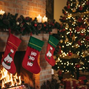 Enfeite Meia de Tecido 100% Feltro Decorativa de 33cm Sortido - Wincy - Imagem 2