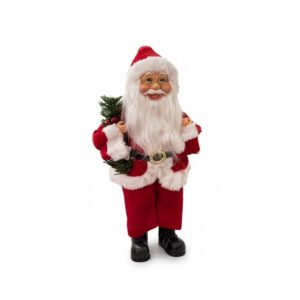 Enfeite Papai Noel de 40cm com Barba Iluminada - Magazu by Tuut