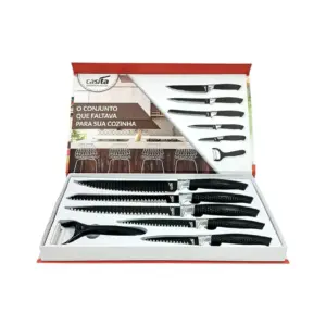 Conjunto de Facas 6 Peças com Estojo - Casita - Imagem 2