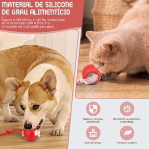 Brinquedo Pet Bola Elétrica com Luzes Recarregável - (Cor sortida) - Imagem 2