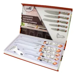 Conjunto de Facas 6 Peças com Estojo - Casita