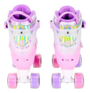 Patins Quad Borboleta Tamanho 30-33 com Acessórios de Segurança - Unitoys - Imagem 6