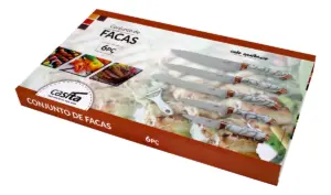 Conjunto de Facas 6 Peças com Estojo - Casita - Imagem 3