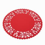 Lugar Americano de Feltro Redondo Estilo Natalino de 35cm - Wincy