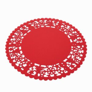 Lugar Americano de Feltro Redondo Estilo Natalino de 35cm - Wincy