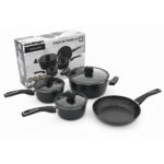 Jogo de 4 Panelas Revestidas em Cerâmica Linha Viena - Rio Home