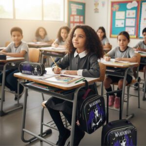 Estojo Duplo Wandinha com Chaveiro da Mãozinha - MGM Wednesday - Imagem 2