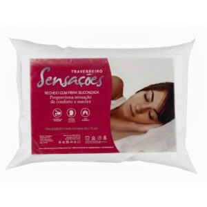 Travesseiro Sensações com Fibra Siliconizada 50x70cm - Fibram - Imagem 4