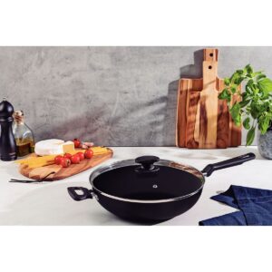 Frigideira Wok Loreto em Alumínio com Revestimento Interno e Externo em Antiaderente Starflon Max de 28 cm 3,3 L - Tramontina - Imagem 2