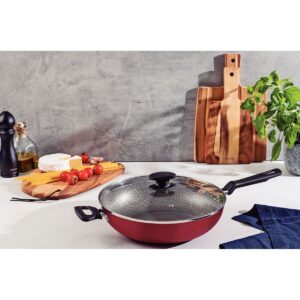 Frigideira Wok Loreto em Alumínio com Revestimento Interno e Externo em Antiaderente Starflon Max de 28 cm 3,3 L - Tramontina - Imagem 4