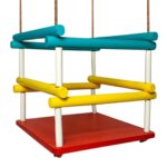 Balanço de Madeira Colorido REF:501- Brinquedo ALF