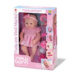 Boneca New Born Vamos Brincar com Acessórios - DiverToys