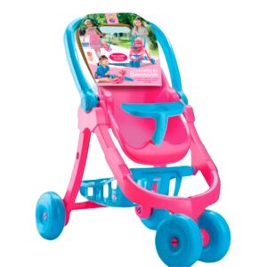 Brinquedo Carrinho de Bêbe 3 em 1 (Bebe conforto e cadeirinha) - DiverToys