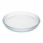 Travessa / Assadeira de Vidro Borossilicato Redonda de 31cm / 2L - Tuut