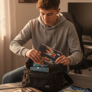 Caderno Univ. Capa Dura Espiral de 10 Matérias e 160 Folhas Racing - Nova Cadernos - Imagem 2