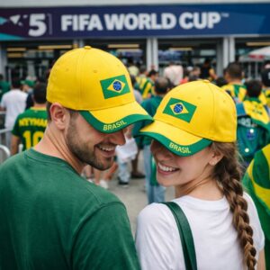 Boné Torcedor Brasileiro de 24x24cm com Velcro - Brasil - Imagem 2