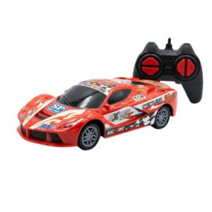 Brinquedo Carrinho de Plástico C/Motor á Pilha C/ Controle Remoto-Toy King