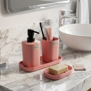 Conjunto de Dispenser C/ Saboneteira 3 Pcs-Rio Home - Imagem 2