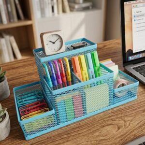 Organizador de Mesa Metal C/4Partes  Candy Colors - Imagem 2