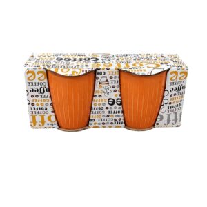 Conjunto C/2Uni Xicara de Cerâmica Listra